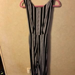 Striped jumpsuit